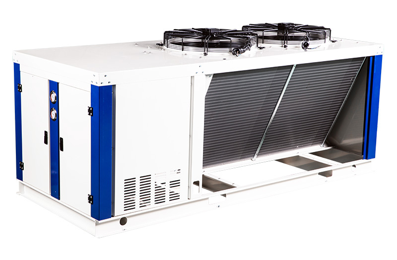 وحدات التكثيف من النوع المربع V W (كل من اليسار واليمين)   