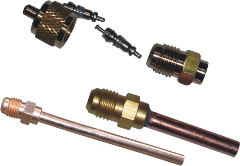 صمام أحادي الاتجاه مع وصلة   